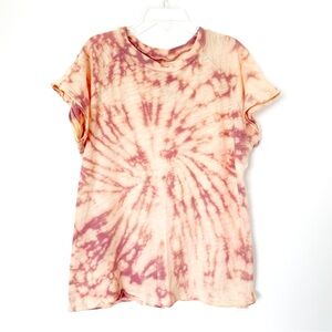 Peach & Pink Katie J NYC Tie Dye Tee Shirt Size M